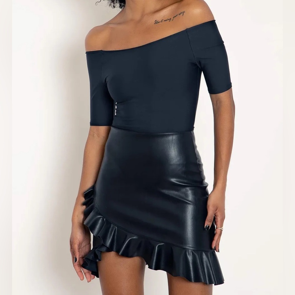 BlackMilk Route 66 Frill Skirt